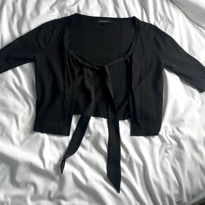 Black cardigan from RW&CO